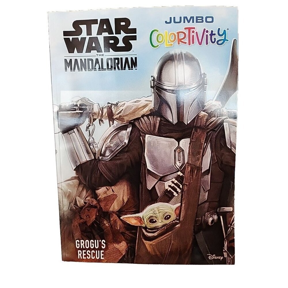 Star Wars the Mandalorian Grogu’s rescue colortivity jumbo coloring book 190page